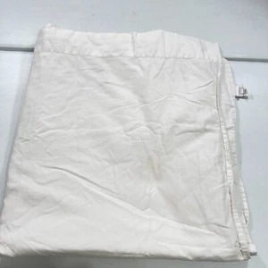 wamsutta flat sheet queen solid white 100% pima cotton modern traditional - Picture 1 of 16