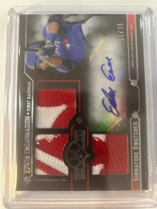 2017 TOPPS CERTIFIED EDWIN ENCARNACION /35 AUTOGRAPH GAME USED SWATCH - Picture 1 of 2