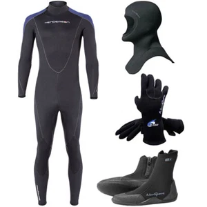 Henderson 5mm Thermoprene Men's Full Wetsuit Package - Picture 1 of 10