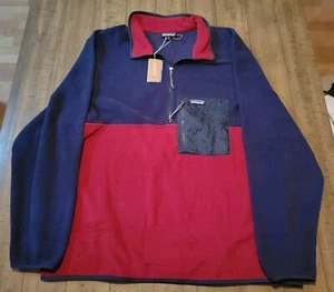 Patagonia Herren Microdini 1/2 Zip Fleecepullover Pullover (wachsrot) Gr. XXL NEU - Bild 1 von 8