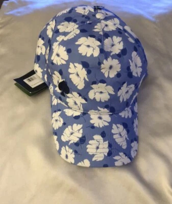 Gorra de Béisbol Kate Spade Azul Multi Primavera Estampado Floral Logo OS NUEVA CON ETIQUETAS Foto 1 de 4