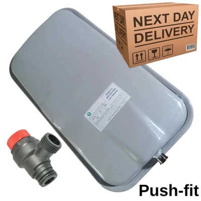 Ideal Logic System S15 Boiler Expansion vessel kit 177540 & PRV 175413 176610 - Image 1 of 3