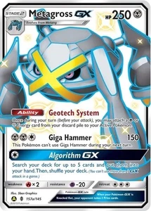 Holofoil - Metagross GX - 157a/145 - 157a/145 / NM / English Pokemon TCG - Picture 1 of 1