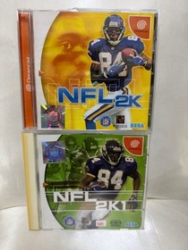 Sega Dreamcast Soft NFL 2K & NFL 2K1 Set