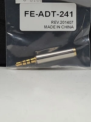 3.5mm Male to Female Port Extender Shielded OMTP/CTIA  4 Conductor TRRS NOS! - Image 1 of 2