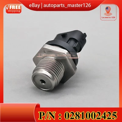 Novo Sensor de Pressão de Trilho de Combustível para FIAT CROMA DOBLO PANDA STILO PUNTO 0281002425 - Imagem 1 de 4