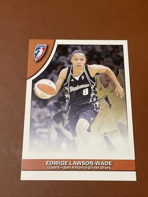 2010 Rittenhouse WNBA Edwige Lawson Wade Chamique Holdsclaw San Antonio #27 - Image 1 of 2