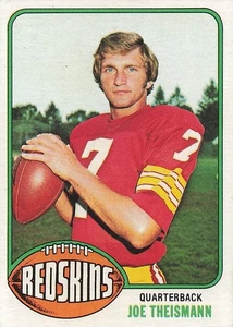 1976 Topps - Joe Theismann #231, quasi nuovo - Foto 1 di 2