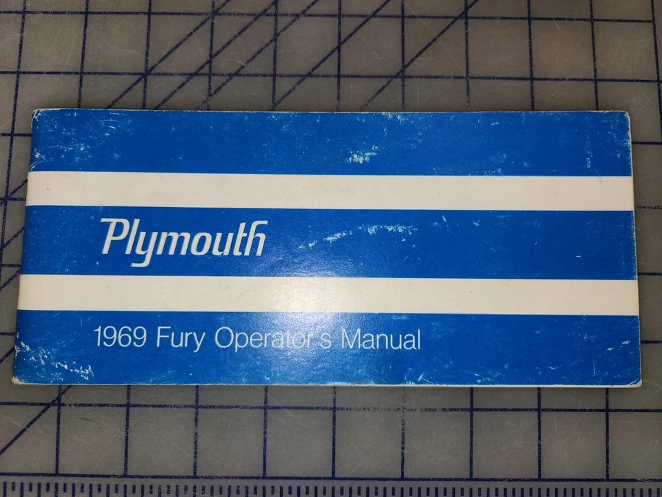 Plymouth Fury 1969 manual del propietario original Foto 1 de 1