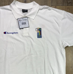 Vintage 2002 FIBA World Basketball Championship Champion Neu mit Etikett Polo Shirt XL NEU - Bild 1 von 16