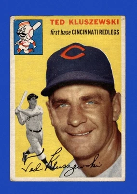 1954 年 Topps Set-Break # 7 Ted Kluszewski 低等级 * GMCARDS* — 第 1/2 张图片