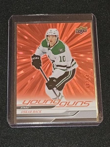 2024-25 UD Series 2 Oskar Back Young Guns Outburst Red Rookie 21/25 #465 - Picture 1 of 2