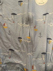 Neu mit Etikett Huggies Bady Boy Maritim Segelboot Strampler Einteiler 6M - Bild 1 von 5