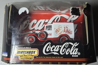 1930 Ford Model A Van : Christmas : Coca-Cola : Matchbox Series 1998 1:64 Scale - Image 1 of 4