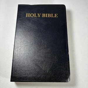 Holy Bible KJV 1985 Seminars Unlimited Edition Giant Print Red Letter Helps Blue - Picture 1 of 14