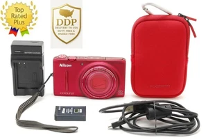 【TOP NEUWERTIG】Nikon Coolpix S9500 18.1MP Kompakt Digitalkamera Rot 22x Zoom JAPAN - Bild 1 von 9