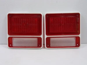1971 - 1984 OEM Chevy GMC Van Tail Light Lenses Lens Pair 5962560 72 73 74 75 76 - Foto 1 di 7