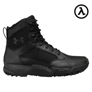 UNDER ARMOUR STELLAR TACTICAL SIDE-ZIP BOOTS 1303129 / BLACK 001 - ALL SIZES