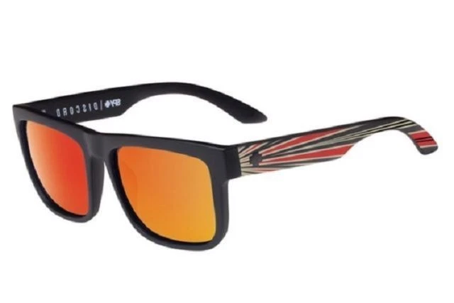 Spy Optic Sunglasses Discord Matte Black/ Happy Gray Red Spectra 183119374365 A - Image 1 of 1
