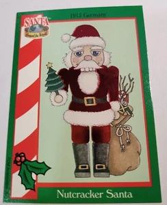 1994 TCM #F9 Santa Around the World: Foil Nutcracker Santa Christmas Collectible - Picture 1 of 2