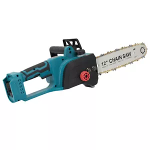 12'' Electric Chainsaw Cordless Brushless Wood Cutting Power Tool For Makita 18V - Picture 1 of 16