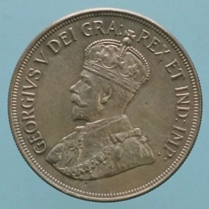 CIPRO GIORGIO V 45 PIASTRE 1928 SILVER COIN COLONIA BRITANNICA MONETA ARGENTO - Imagen 1 de 2