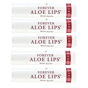 forever living aloe lips with jojoba (Pack of 5)-Moistens and softens lips - Picture 1 of 3