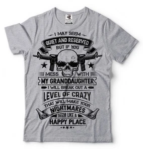 Gift for Grandpa T-shirt Grandfather papa Pop pop Tee Shirt Granddaughter Tee - Picture 1 of 10