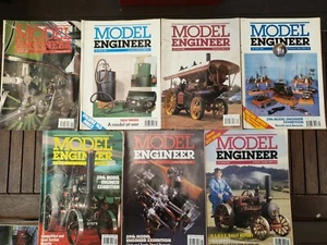 Bulk Lot X 7 MODEL ENGINEER UK Magazine 1990 - Picture 1 of 7