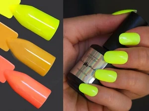 15 ml brillo en la oscuridad gel UV/Neón gel fluorescente esmalte uñas amarillas luminiscentes - Imagen 1 de 10
