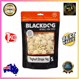 BLACKDOG Yoghurt Drops Buttons Yogurt Dog Treats 1KG Pet Food Au - Picture 1 of 3