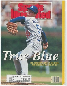 July 1, 1991 Orel Hershiser Los Angeles L.A. Dodgers Sports Illustrated - Picture 1 of 1