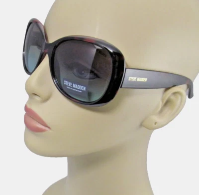 Gafas de sol ovaladas de gran tamaño STEVE MADDEN marco interior exterior de espuma de mar con caparazón de tortuga Foto 1 de 4
