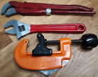 Ridgid 20 Cutter / Klein Wrench / Vintage Dako 1? Snap Corner Pipe Wrench