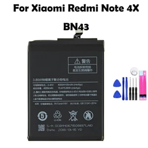 Batería de repuesto para Xiaomi Redmi Note 4X 4 Pro BN43 4100 mAh + herramientas - Imagen 1 de 2