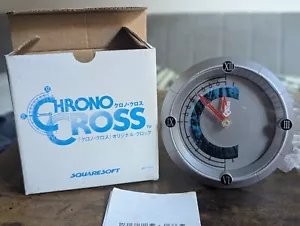 Chrono Cross PS1 Promotional Clock Squaresoft 1999 COMPLETE Tested Working - Picture 1 of 2