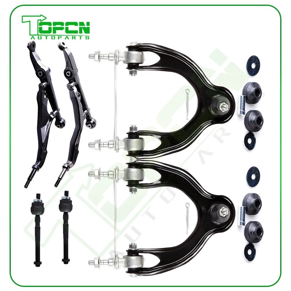 8pcs For Honda Civic del Sol Front Upper & Lower Control Arms Suspension Kit - Изображение 1 из 4