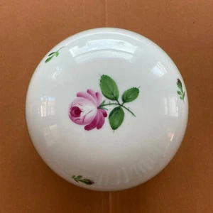 Vintage ca. 1960 Augarten Wien Rose Bonbonniere - Picture 1 of 6