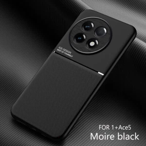 Para OnePlus 13R, Lujo Magnético Antideslizante Goma Cuero Caído TPU Estuche Cove - Imagen 1 de 17