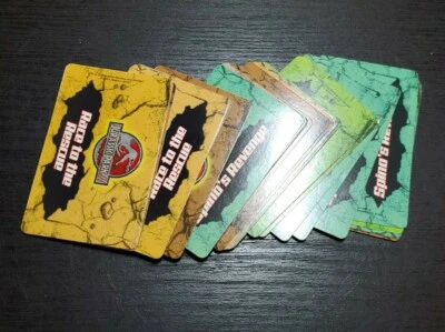 Jurassic Park III 3 Island Survival Juego de Mesa Repuesto 30 Cartas de Juego Piezas Foto 1 de 4