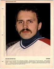 1980-81 Dimanche / Derniere Heure Photos Richard Sevigny #NNO Montreal Canadiens