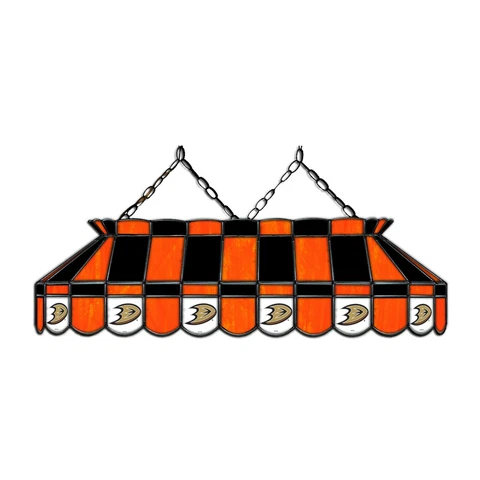 NHL Anaheim Ducks Stained Glass 40" Pool Table Light-NEW-MADE IN U.S.A Cover