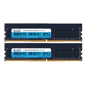 Smartbuy 16GB (8GB x2) DDR4 2666MHz PC4-21300 288pin U-DIMM CL19 1.2V Memory RAM - Picture 1 of 3