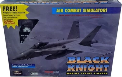 Black Knight Air Combat Simulator for PC, Big Box, Vintage 1999, New! MISB!! - Image 1 of 4
