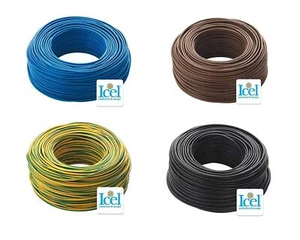 Cavo Elettrico Unipolare FS17 Sezione 1,5mm Marrone Nero Blu Gialloverde 400m - Imagen 1 de 5