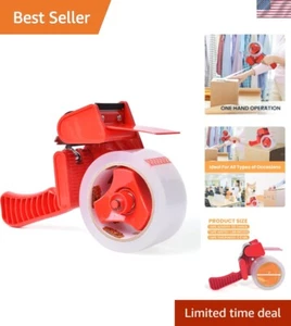Heavy-Duty Packing Tape with Tangle-Free Dispenser | 2.6mil Thick, 1.88" x 55yds - Picture 1 of 9