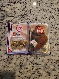 RARE Steg The Stegosaurus beanie baby mcdonalds 1994 tag error - Picture 1 of 5