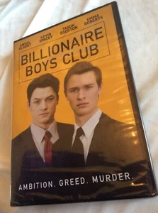 Billionaire Boys Club DVD 2017 Ansel Elgort Taron Egerton Greed Murder America - Picture 1 of 2