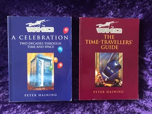 DOCTOR WHO - A CELEBRATION & THE TIME TRAVELLERS GUIDE - SOFTBACK - VIRGIN - Picture 1 of 3