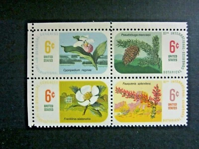#1376-79 – 1969 6c Botanical Congress - Mint Block of 4 - VF/XF - Image 1 of 2